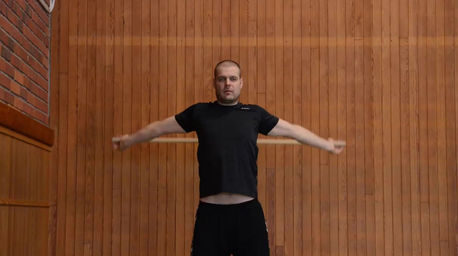 Chins steg 2 - Jobba med pinne bak och fram